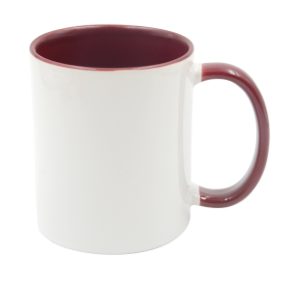 Keramiktasse 'Two Tones' für Sublimation Rim & Handle